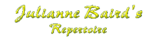 Julianne Baird's Repertoire